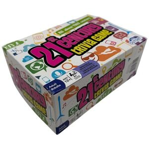 Outset Media 21st Century Trivia Game 220 Cards Pop Culture Adult Game Excellent